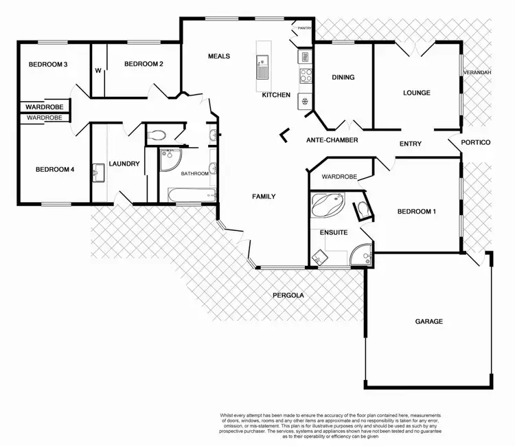 Floorplan of Homely house listing, 5 Clarendon Close, Strathfieldsaye VIC 3551