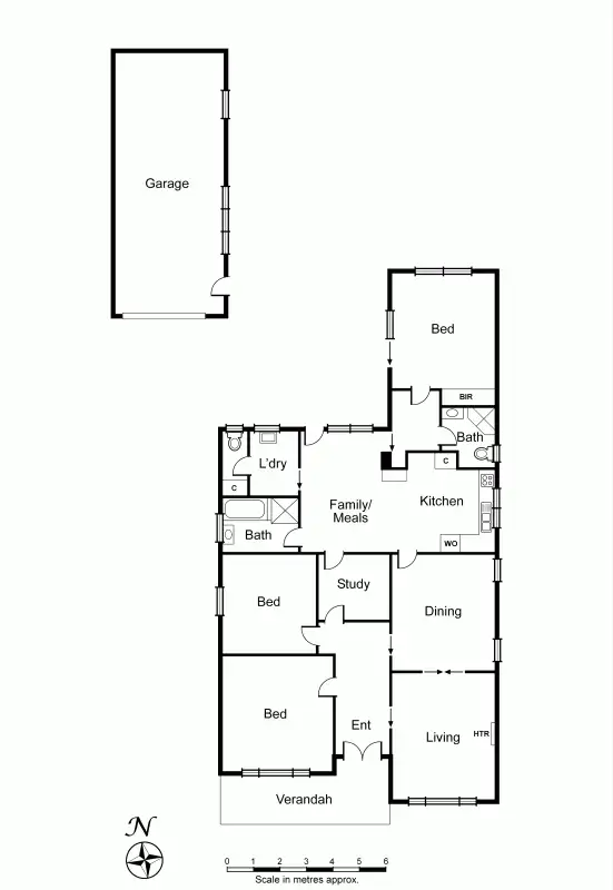 Floorplan of Homely house listing, 27 Lindsay Avenue, Murrumbeena VIC 3163