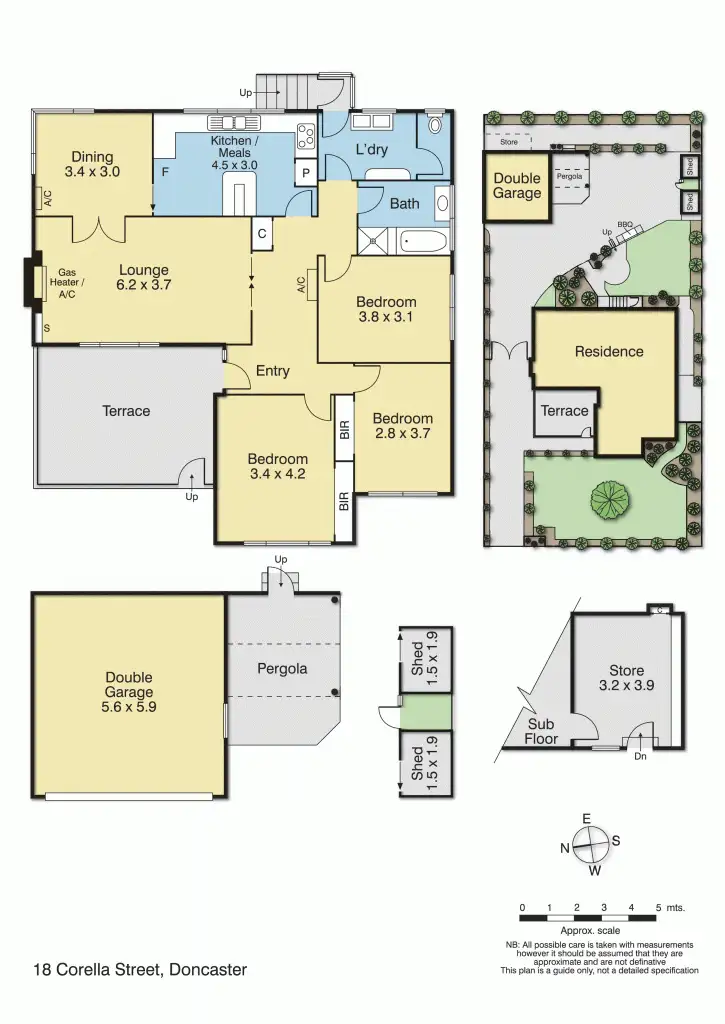Floorplan of Homely house listing, 18 Corella Street, Doncaster VIC 3108