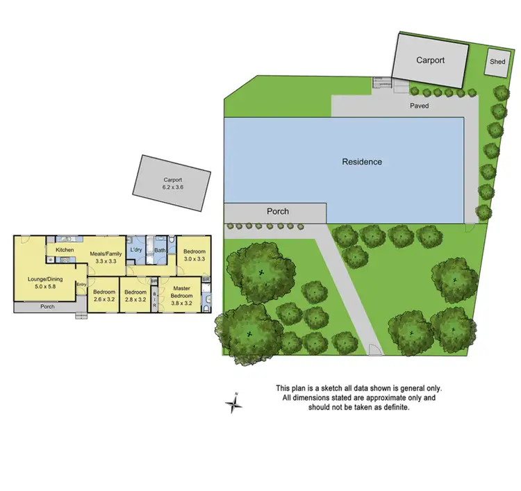 Floorplan of Homely house listing, 1/19 Geoffrey Drive, Kilsyth VIC 3137