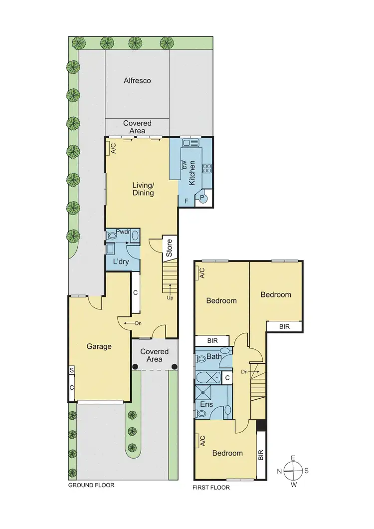 Floorplan of Homely townhouse listing, 2/90 Oriel Road, Ivanhoe VIC 3079