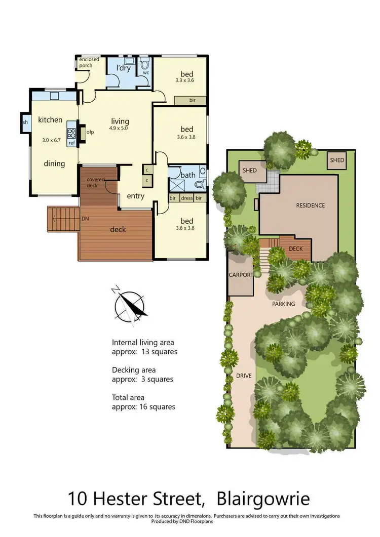 Floorplan of Homely house listing, 10 Hester Street, Blairgowrie VIC 3942