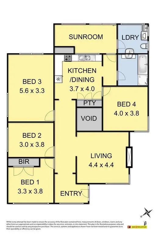 Floorplan of Homely house listing, 24 Mernda Street, Sunshine VIC 3020