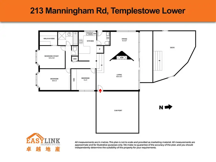 Floorplan of Homely house listing, 213 Manningham Road, Templestowe Lower VIC 3107