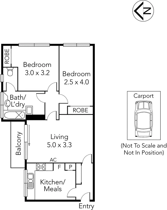 Floorplan of Homely apartment listing, 10/68 Edgar Street North, Glen Iris VIC 3146