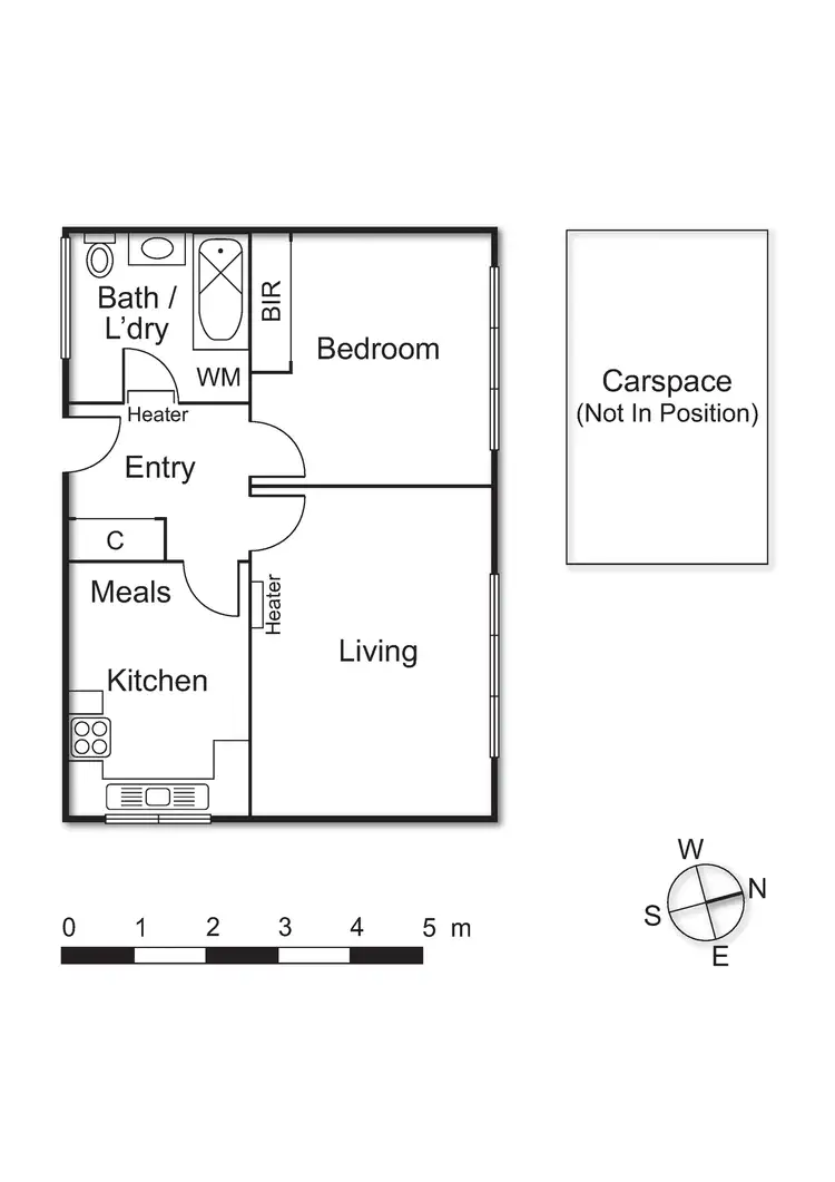 Floorplan of Homely apartment listing, 3/12 St Huberts Road, Carnegie VIC 3163