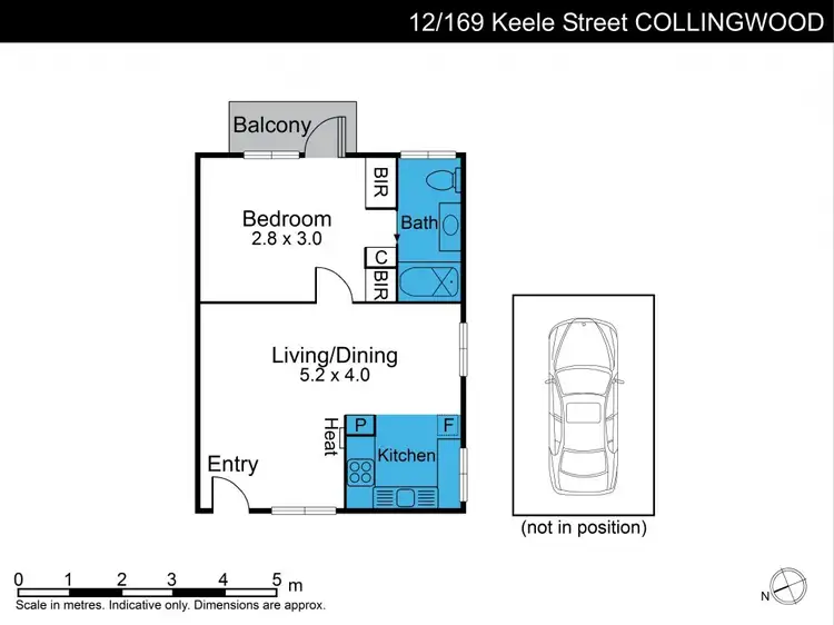 Floorplan of Homely apartment listing, 12/169-173 Keele Street, Collingwood VIC 3066