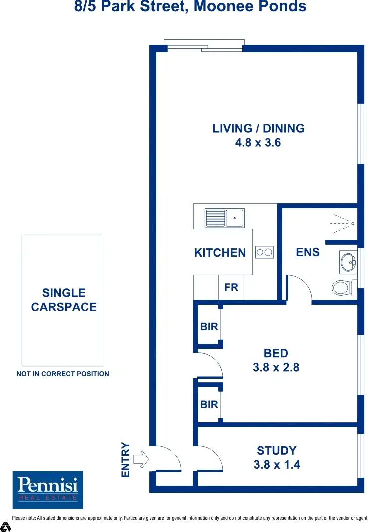 Floorplan of Homely unit listing, 8/5 Park Street, Moonee Ponds VIC 3039