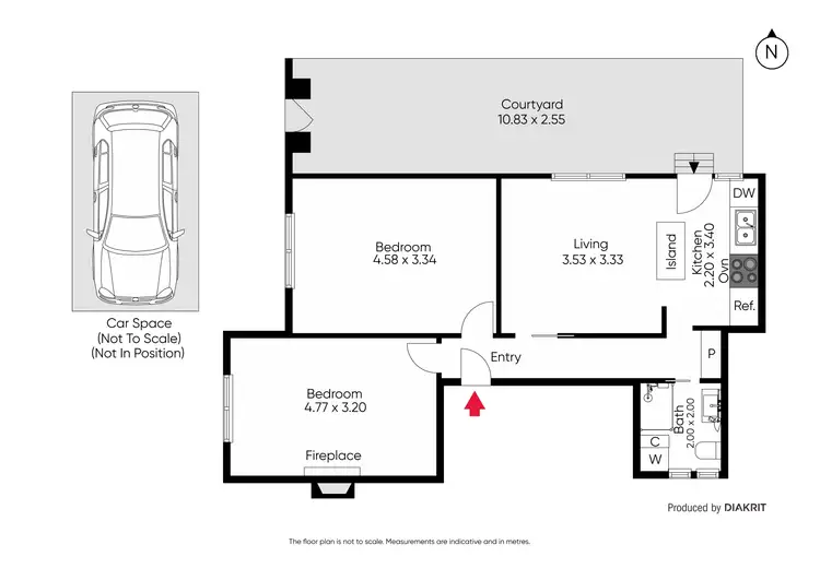 Floorplan of Homely apartment listing, 1/213 Punt Road, Richmond VIC 3121