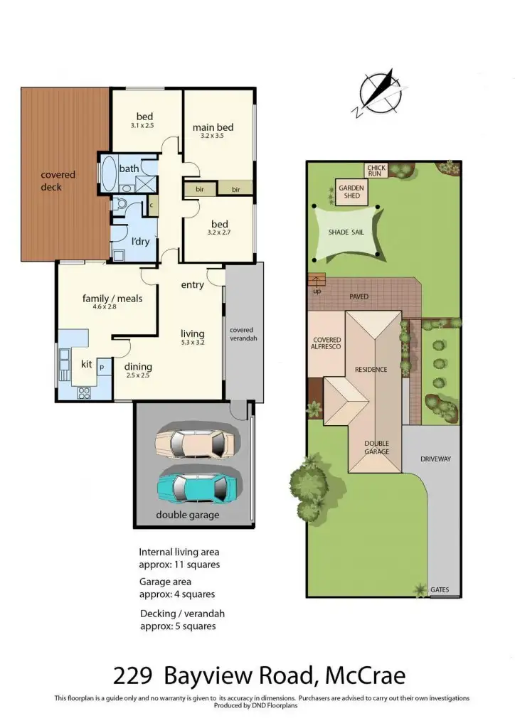 Floorplan of Homely house listing, 229 Bayview Road, Mccrae VIC 3938