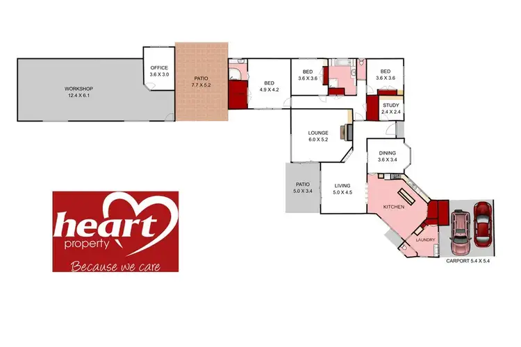 Floorplan of Homely house listing, 46 Guthridge Parade, Sale VIC 3850