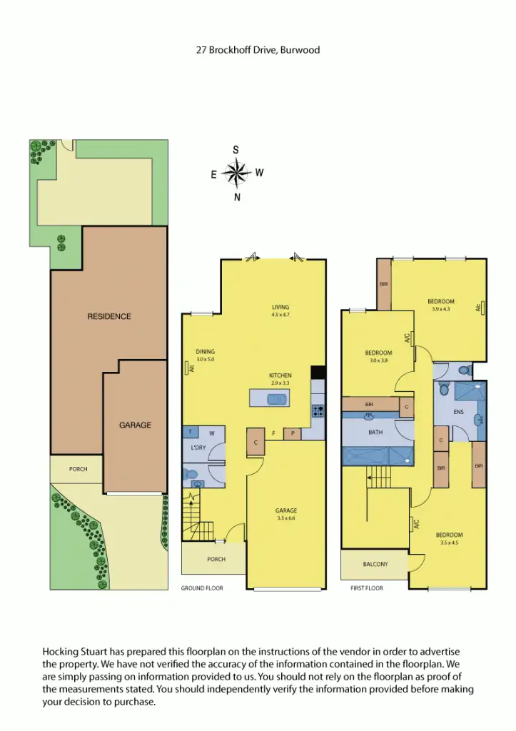 Floorplan of Homely house listing, 27 Brockhoff Drive, Burwood VIC 3125
