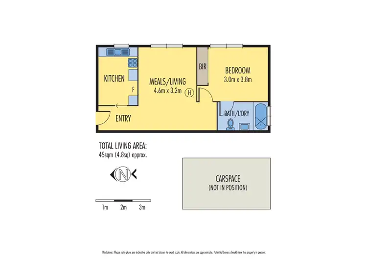 Floorplan of Homely apartment listing, 6/84 Collier Crescent, Brunswick West VIC 3055