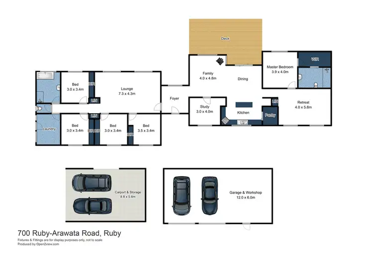 Floorplan of Homely house listing, 700 Ruby Arawata Road, Kardella VIC 3951