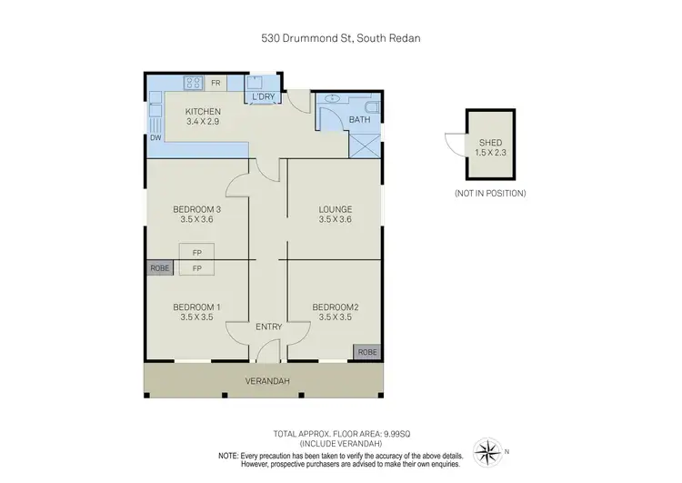 Floorplan of Homely house listing, 530 Drummond Street South, Redan VIC 3350
