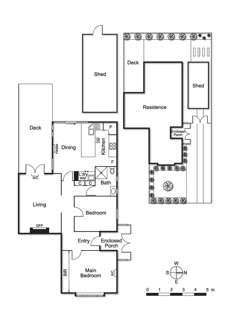 Floorplan of Homely semi-detached listing, 2 Kokaribb Road, Carnegie VIC 3163