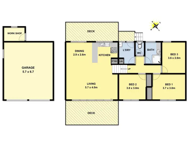 Floorplan of Homely house listing, 4 Capri Court, Jan Juc VIC 3228