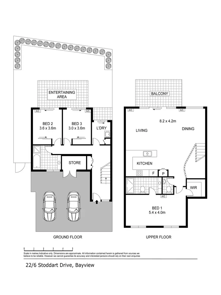 Floorplan of Homely townhouse listing, 22/6 Stoddart Drive, Bayview NT 820