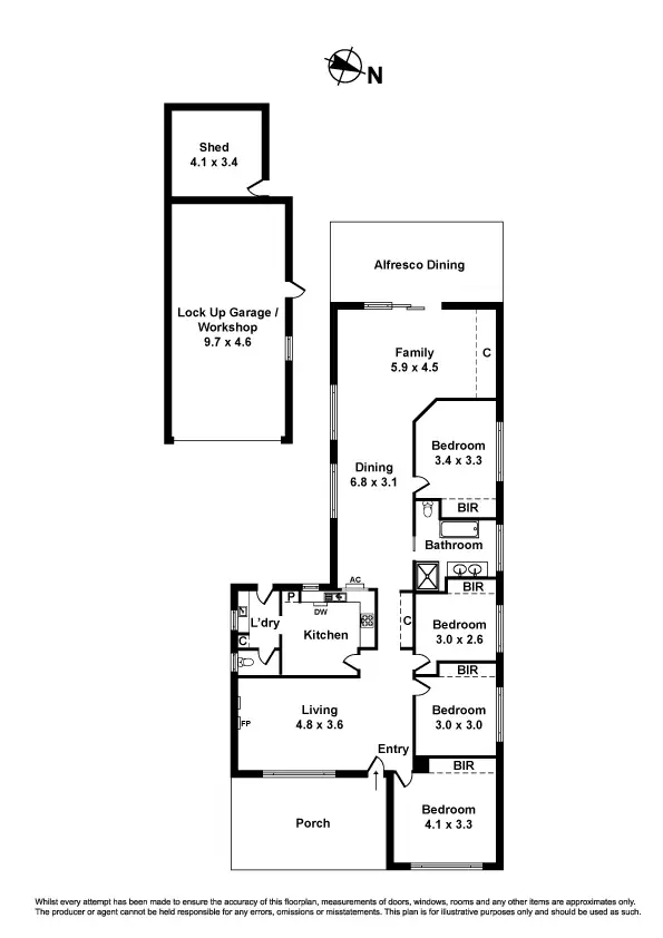 Floorplan of Homely house listing, 185 Maidstone Street, Altona VIC 3018