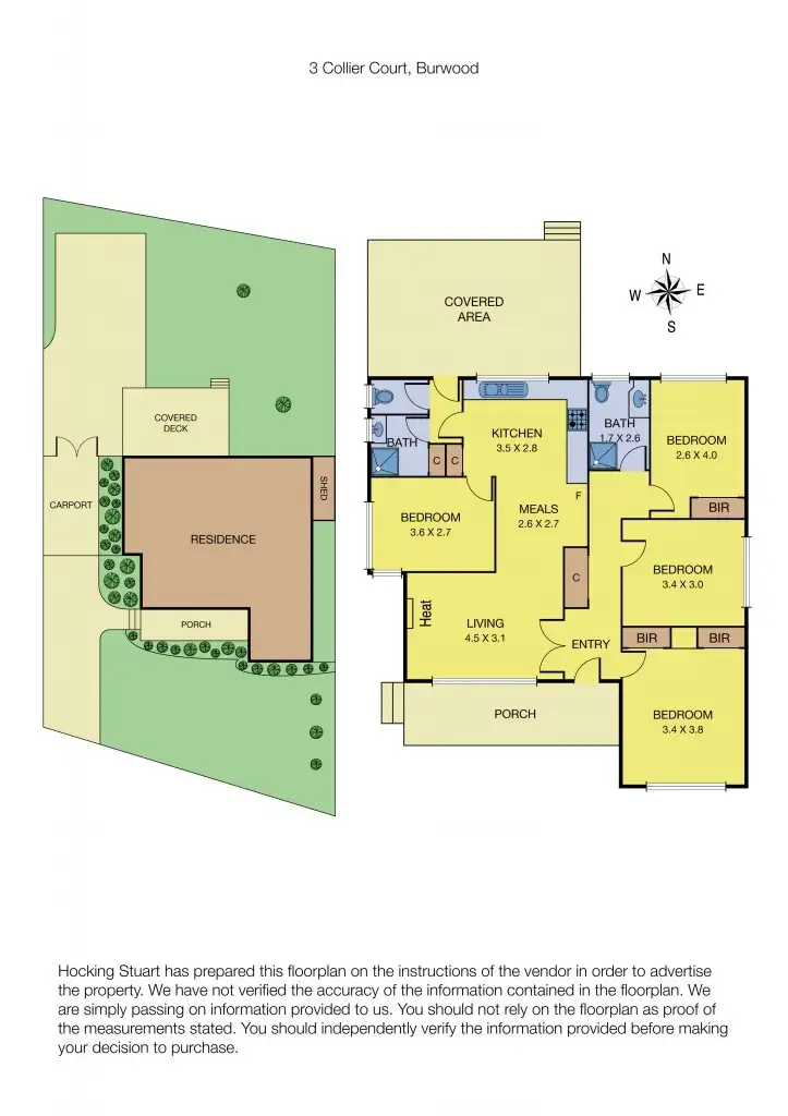 Floorplan of Homely house listing, 3 Collier Court, Burwood VIC 3125