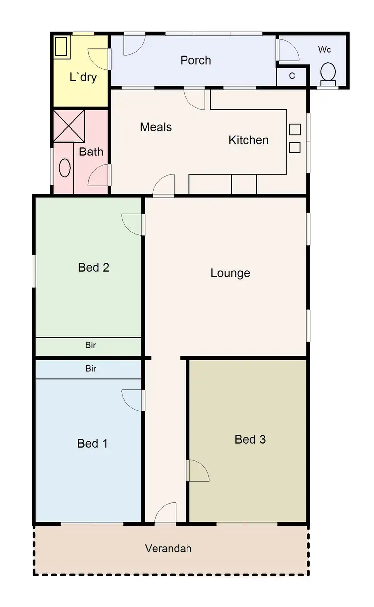 Floorplan of Homely house listing, 404 Ripon Street South, Ballarat VIC 3350