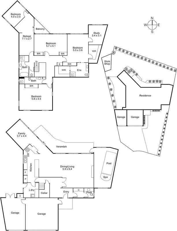 Floorplan of Homely house listing, 13 Trinity Court, Brighton East VIC 3187