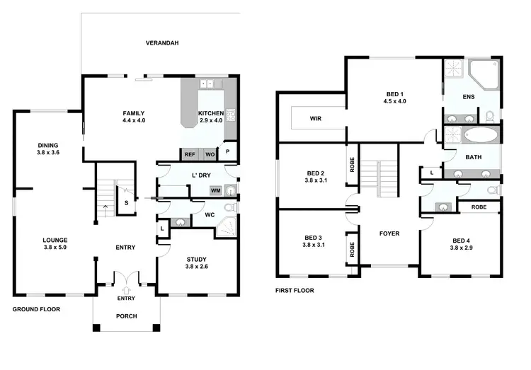 Floorplan of Homely house listing, 5 Jenny Court, Hillside VIC 3037