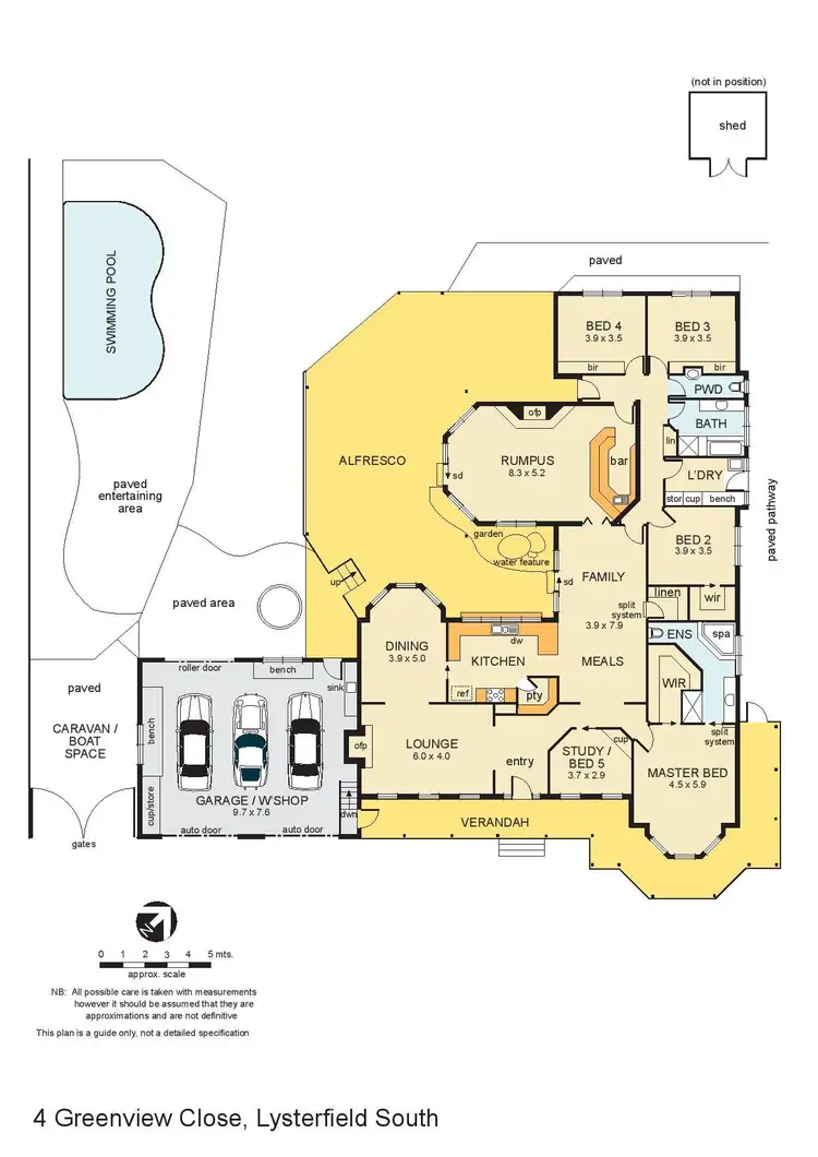 Floorplan of Homely house listing, 4 Greenview Close, Lysterfield South VIC 3156