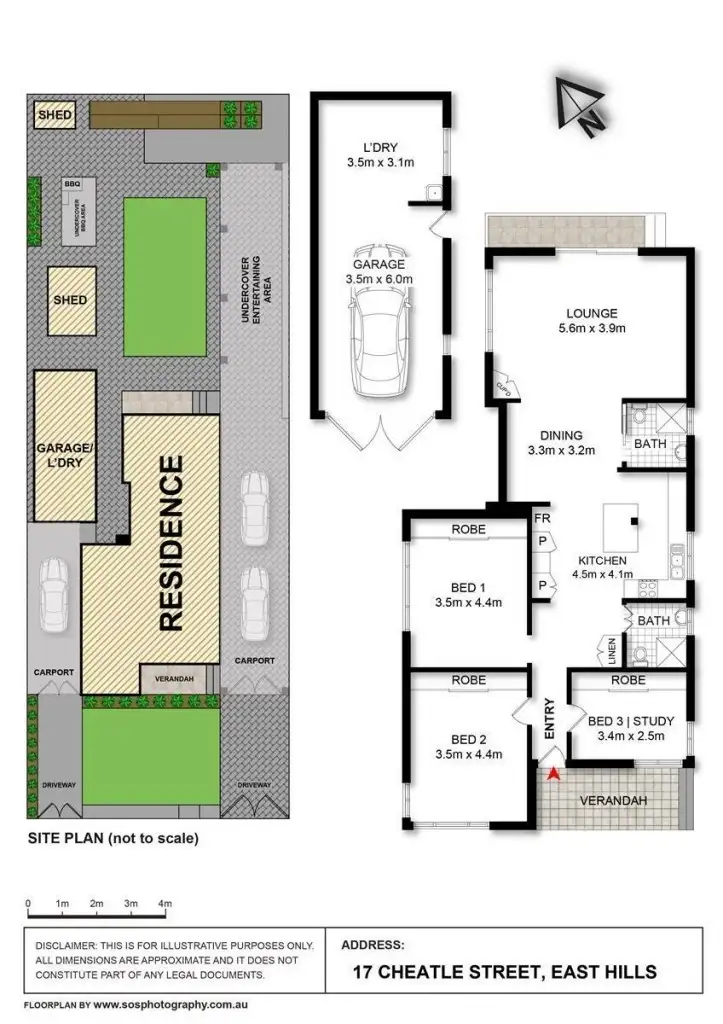 Floorplan of Homely house listing, 17 Cheatle Street, East Hills NSW 2213