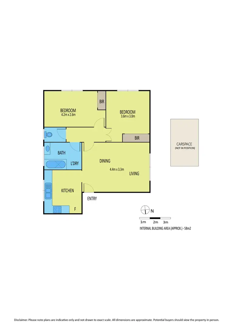 Floorplan of Homely apartment listing, 1/38 Middle Road, Maribyrnong VIC