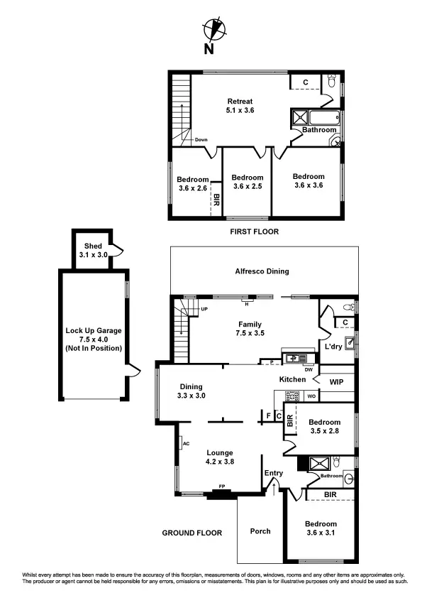 Floorplan of Homely house listing, 39 Purnell Street, Altona VIC 3018