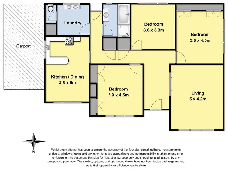 Floorplan of Homely house listing, 12 Elsinore Street, Colac VIC 3250