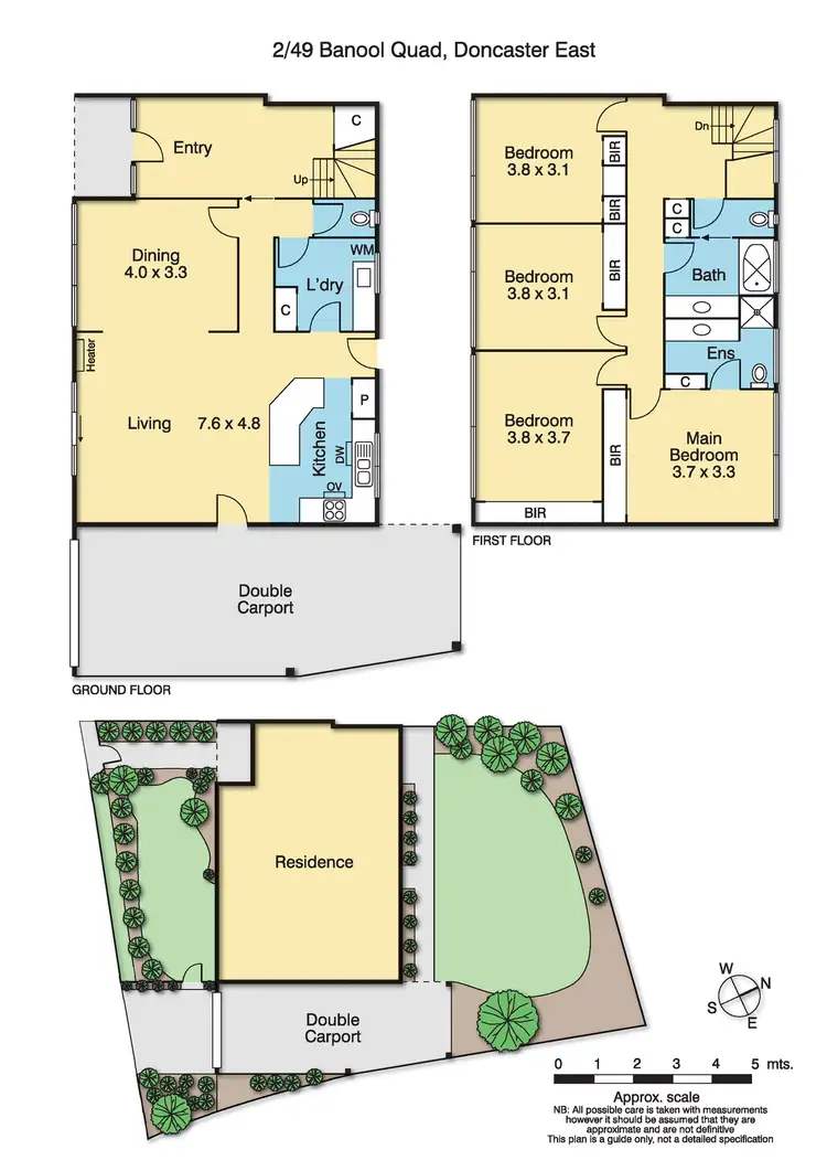 Floorplan of Homely townhouse listing, 2/49 Banool Quadrant, Doncaster East VIC 3109