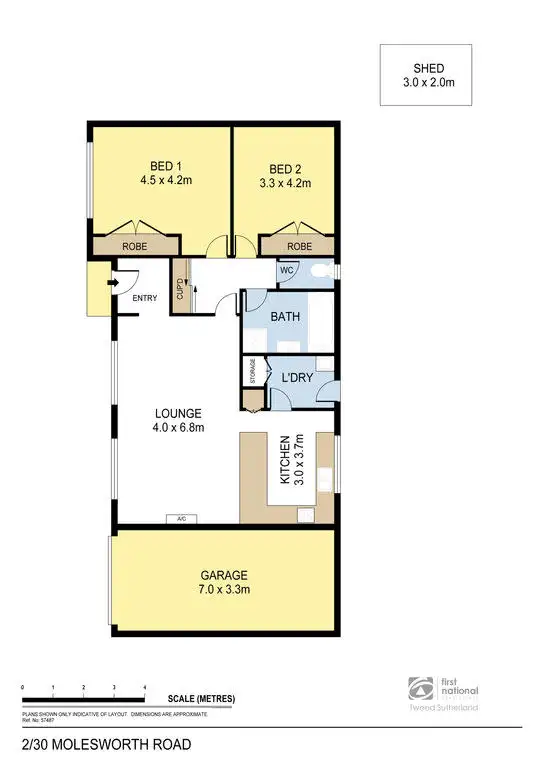 Floorplan of Homely house listing, 2/30 Molesworth Road, Kangaroo Flat VIC 3555