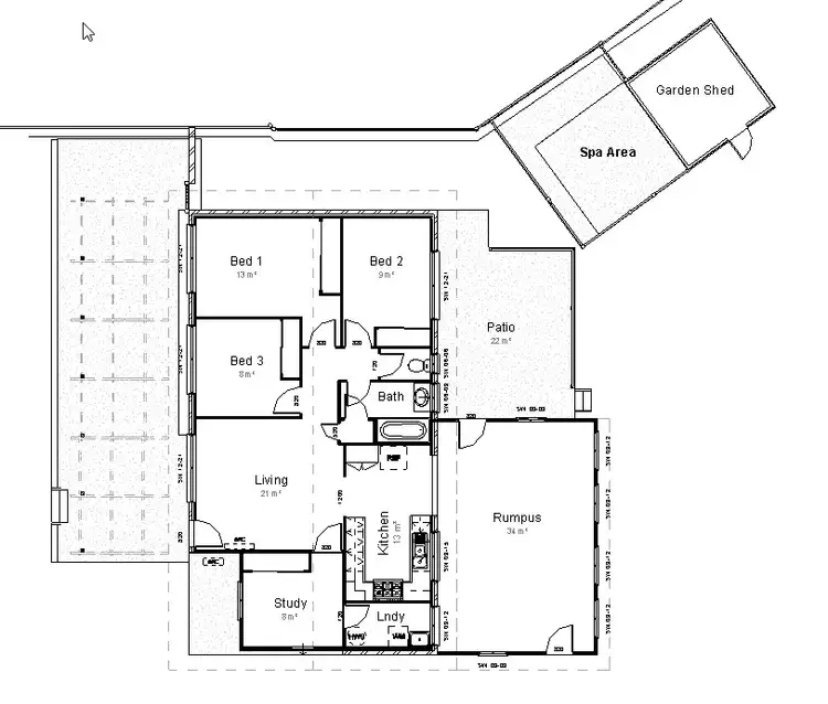 Floorplan of Homely house listing, 21 Luckie Crescent, Tivoli QLD 4305