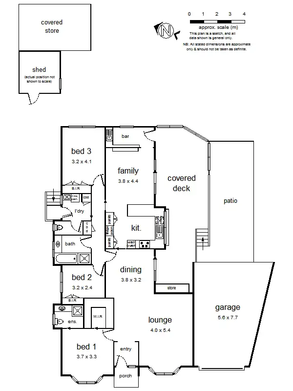 Floorplan of Homely house listing, 12 Hewson Court, Wantirna South VIC 3152