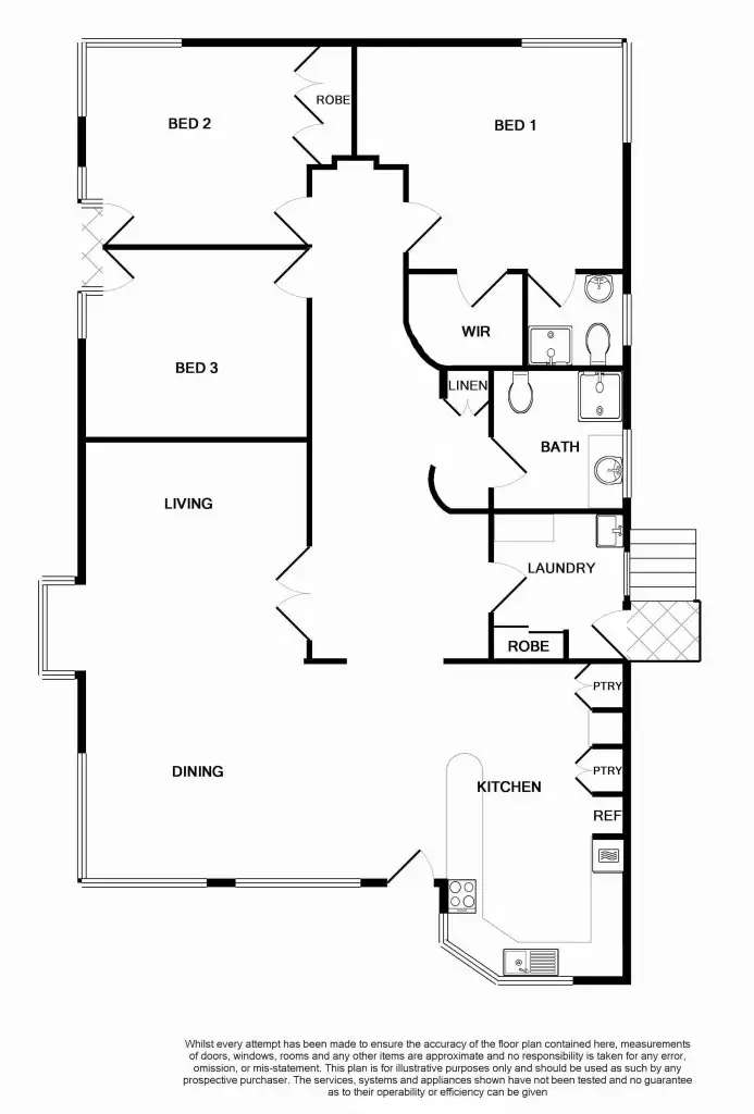 Floorplan of Homely house listing, 70 Lilac Street, Bendigo VIC 3550