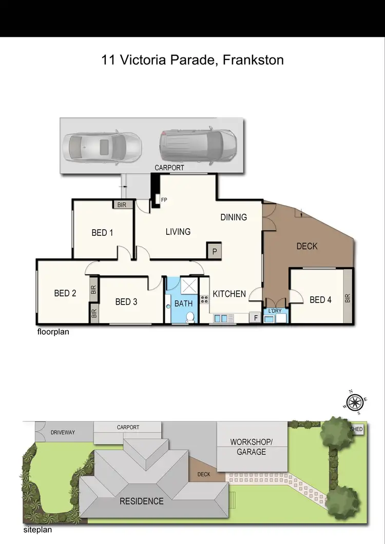 Floorplan of Homely house listing, 11 Victoria Parade, Frankston VIC 3199