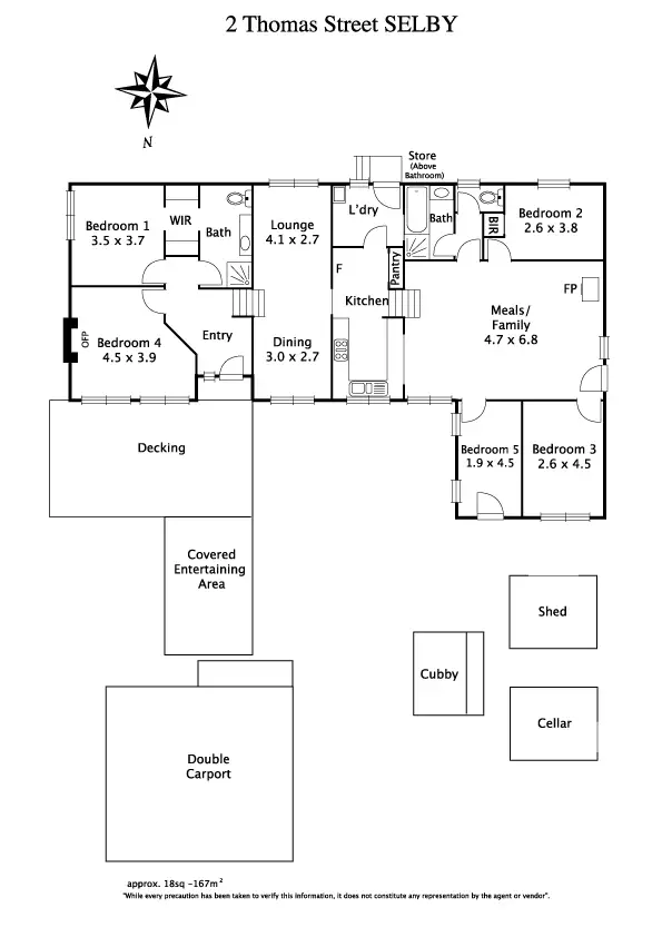 Floorplan of Homely house listing, 2 Thomas Street, Selby VIC 3159