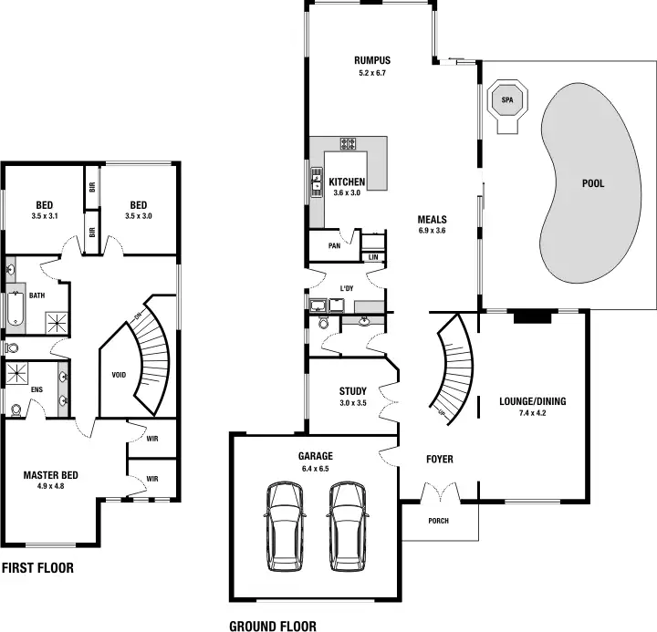 Floorplan of Homely house listing, 18 Grassy Point Road, Cairnlea VIC 3023