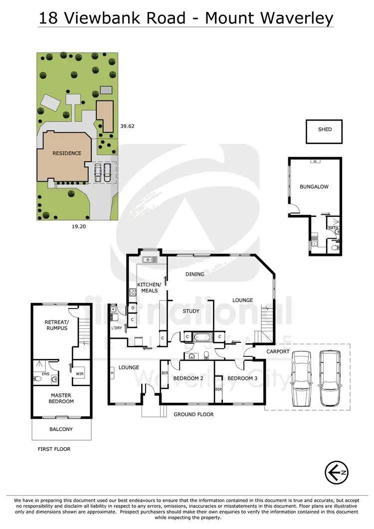 Floorplan of Homely house listing, 18 Viewbank Road, Mount Waverley VIC 3149