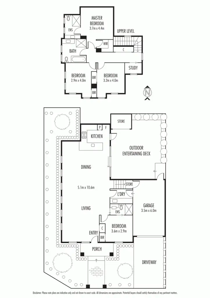 Floorplan of Homely townhouse listing, 33 Sycamore Street, Caulfield South VIC 3162