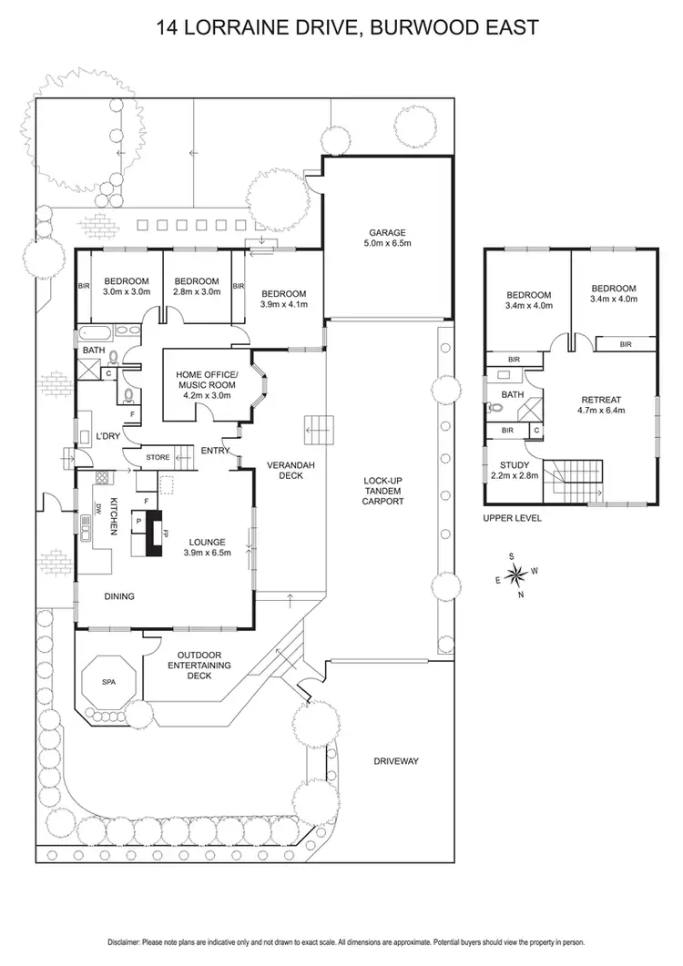 Floorplan of Homely house listing, 14 Lorraine Drive, Burwood East VIC 3151
