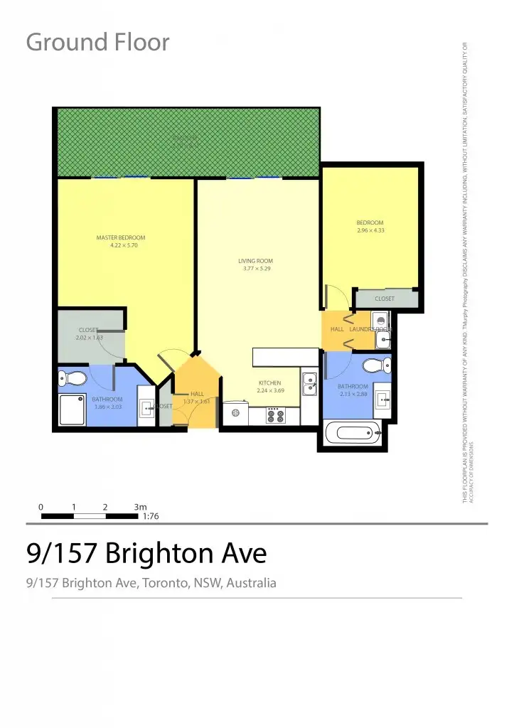Floorplan of Homely unit listing, 9/157 Brighton Avenue, Toronto NSW 2283