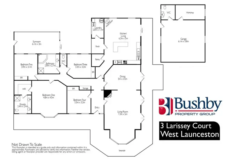 Floorplan of Homely house listing, 3 Larissey Court, West Launceston TAS 7250