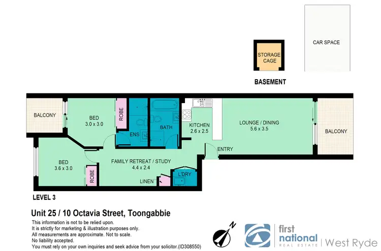 Floorplan of Homely apartment listing, 25/8-10 Octavia Street, Toongabbie NSW 2146
