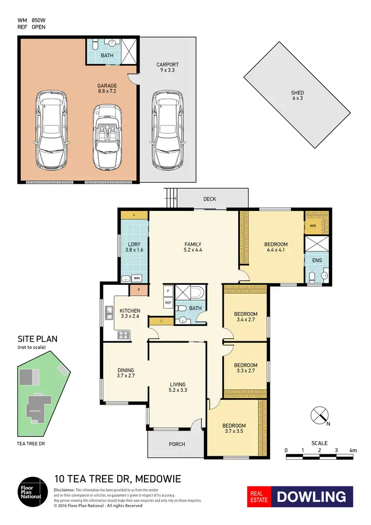 Floorplan of Homely house listing, 10 Tea Tree Drive, Medowie NSW 2318