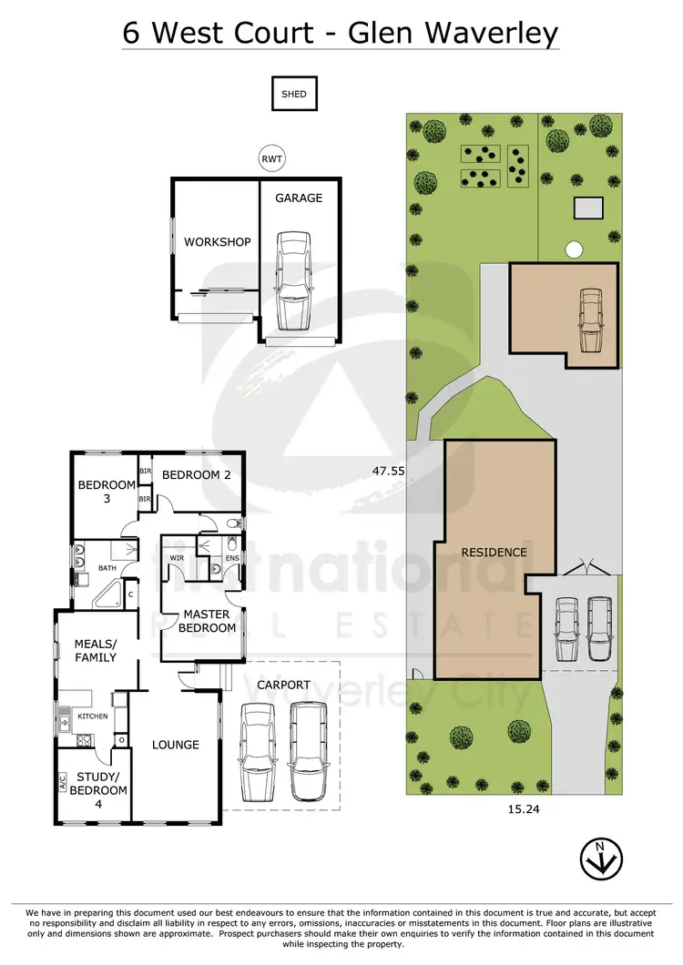 Floorplan of Homely house listing, 6 West Court, Glen Waverley VIC 3150