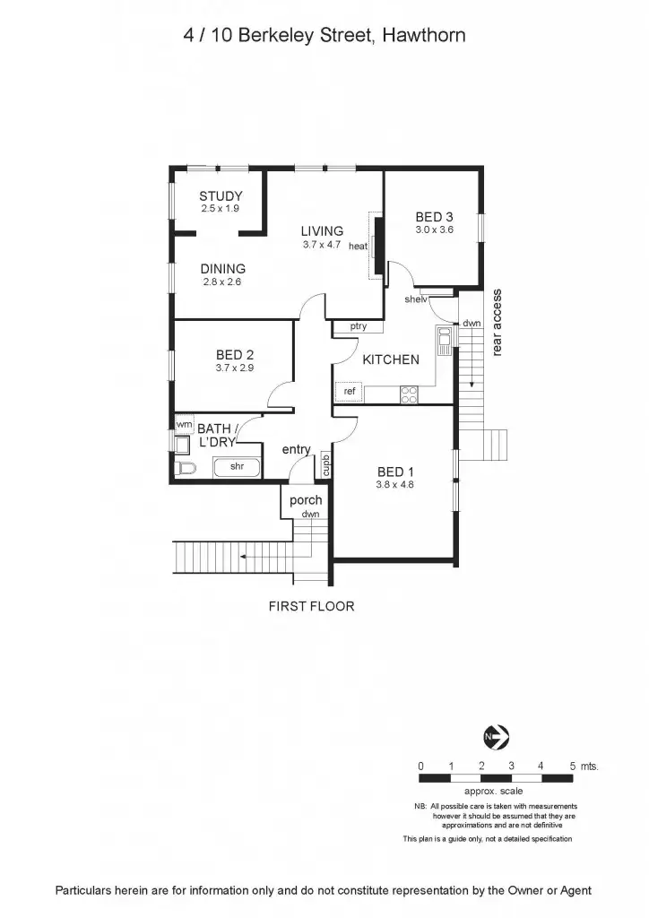 Floorplan of Homely house listing, 1-4 10 Berkeley Street, Hawthorn VIC 3122