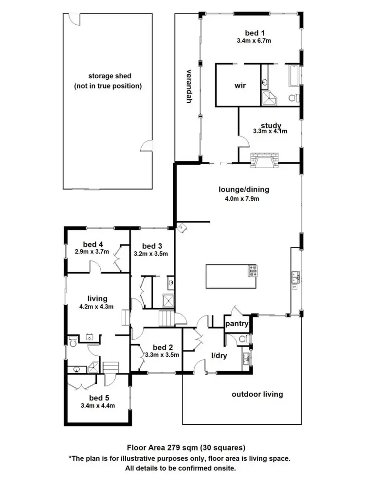 Floorplan of Homely house listing, 4 Dewhurst Rd, Emerald VIC 3782